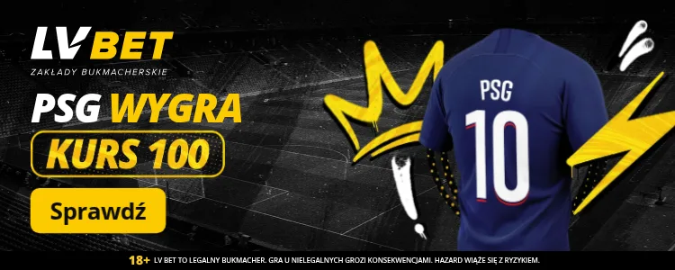 Promocja LVBET na mecz PSG - Atalanta Bergamo