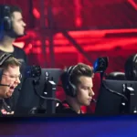 Zawodnicy Faze podczas meczu