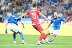 Dimarco podczas meczu