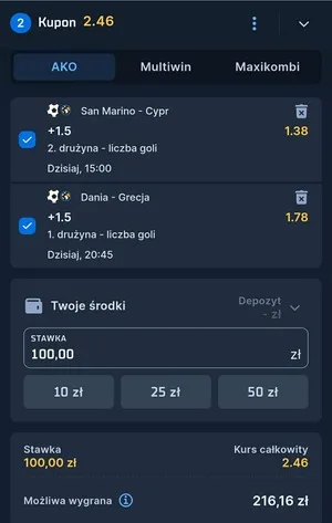 Kupon STS Zagranie