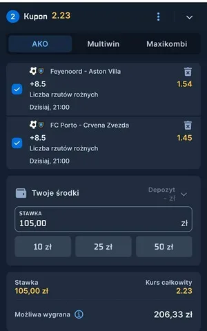 Kupon STS Zagranie