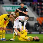 Zawodnicy BVB i Augsburga