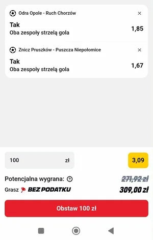 Kupon Betclic Zagranie