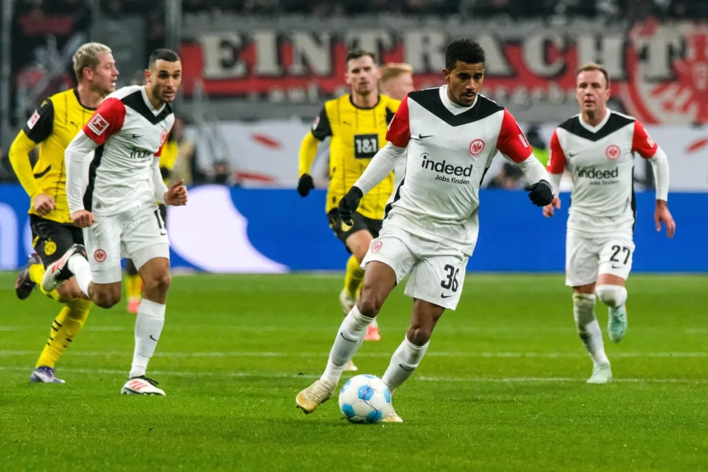 Zawodnicy Borusii i Eintrachtu