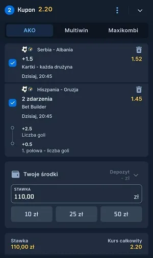 Kupon STS Zagranie
