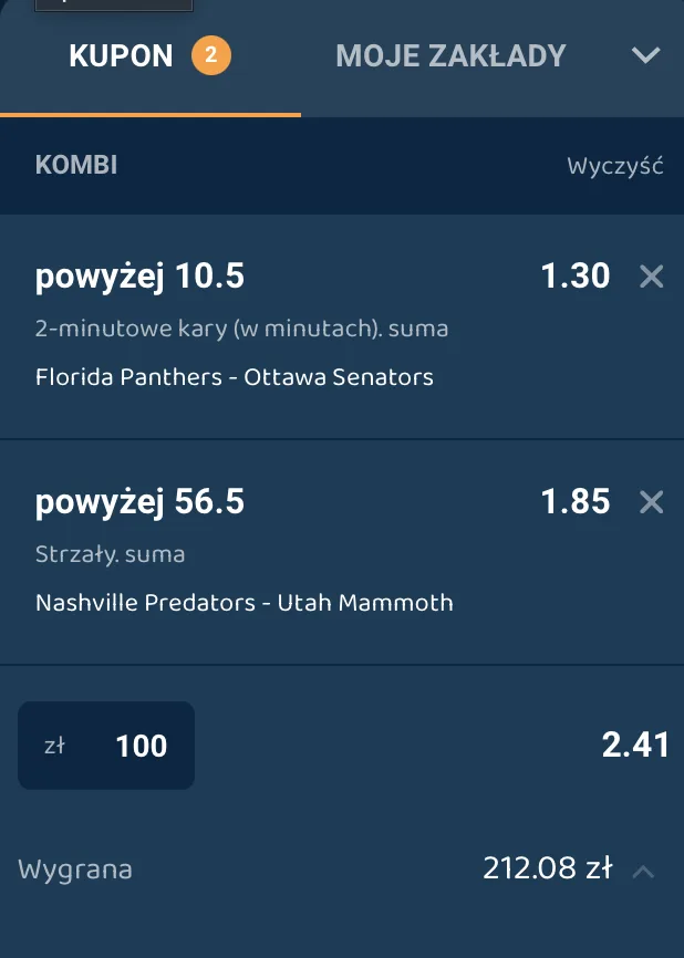 kupon lebull nhl