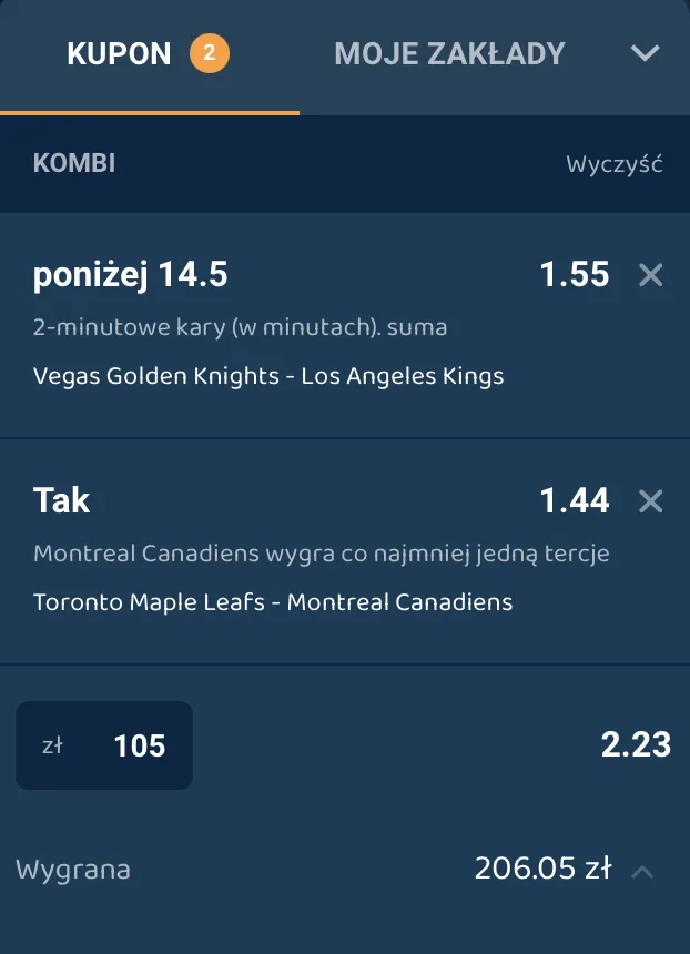 kupon lebull nhl