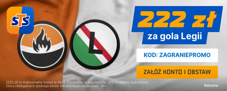 Promocja STS na mecz Szachtar - Legia