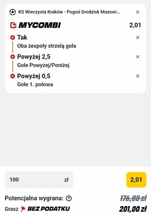 Kupon Betclic Zagranie