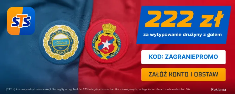 Promocja STS na mecz Hutnik Kraków - Wisła Kraków
