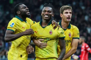 Rafael Leao, Youssouf Fofana, Matteo Gabbia vs Fiorentina