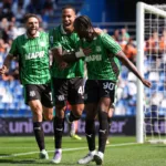 Sassuolo radość vs Udinese