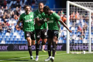 Sassuolo radość vs Udinese