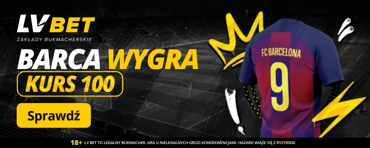 Promocja LVBET na mecz FC Barcelona - Olympiakos Pireus