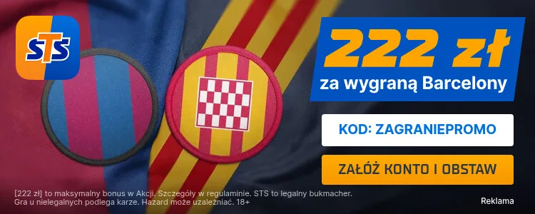 Promocja STS na mecz FC Barcelona - Girona FC