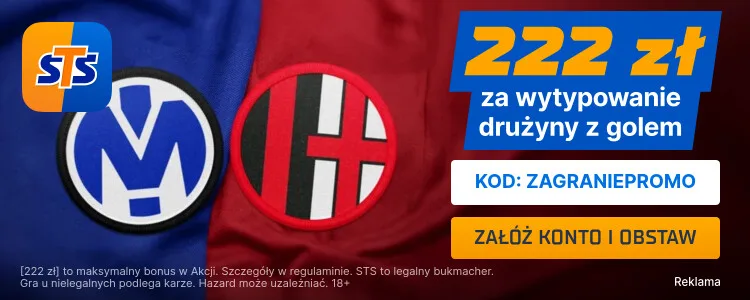 Promocja STS na mecz Inter Mediolan - AC Milan