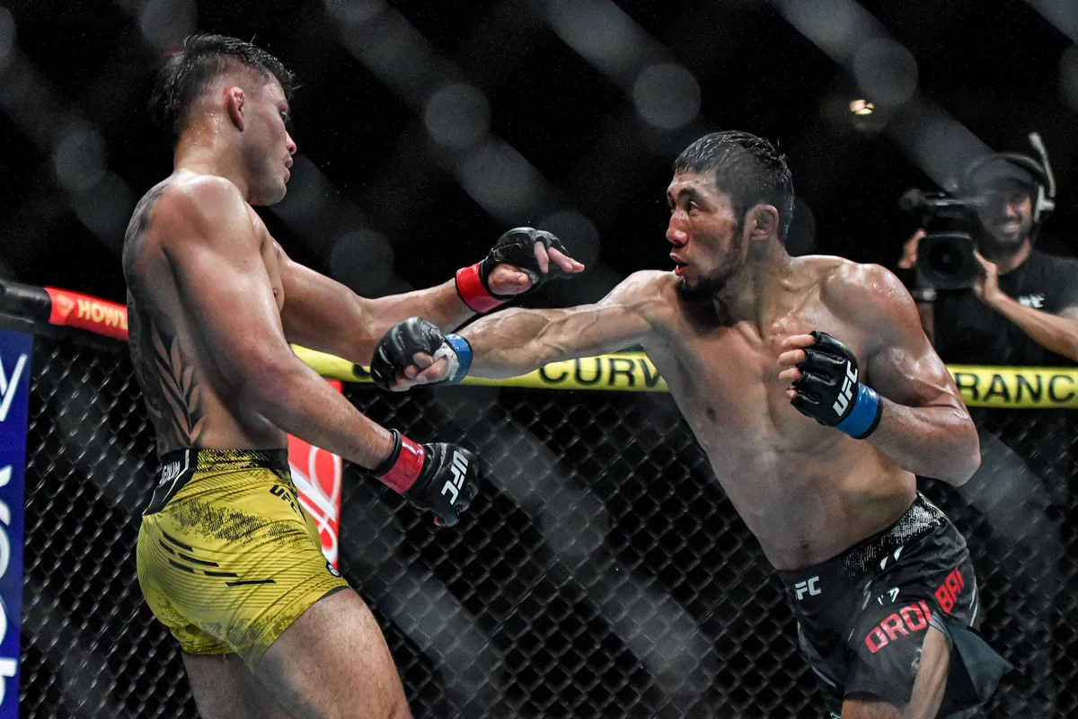 Myktybek Orolbai udanie sprawdzi się w wyższej kategorii wagowej? Gramy double z kursem 2.04