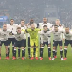 Drużyna Niemiec przed meczem