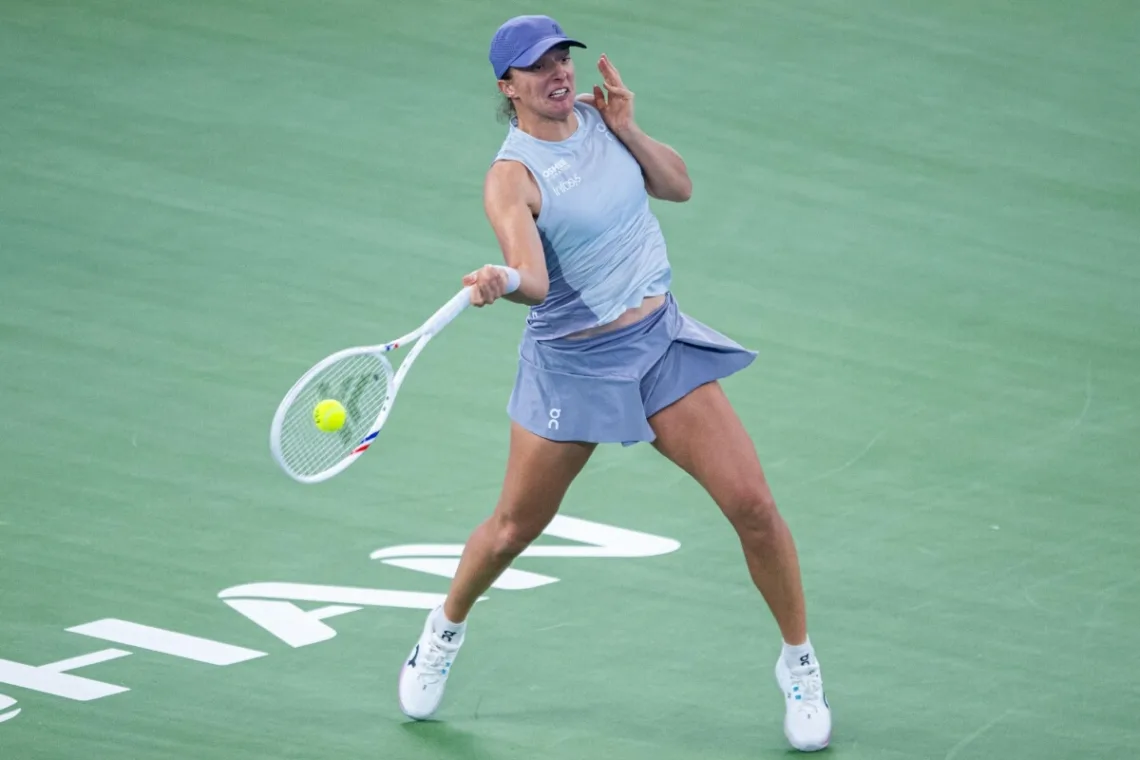 Transmisja Świątek - Keys