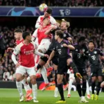 Zawodnicy Bayernu i Arsenalu