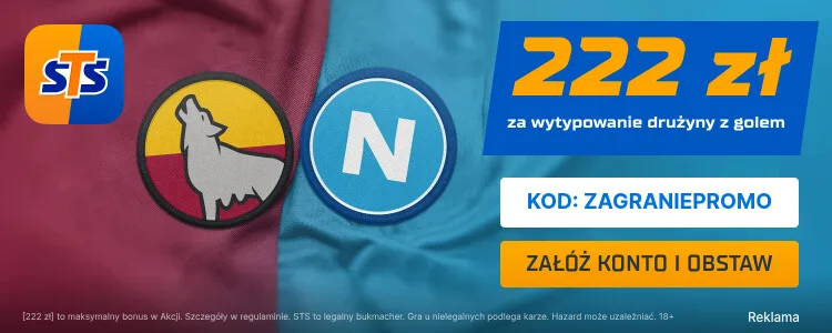 Promocja STS na mecz AS Roma - Napoli