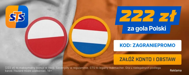 Promocja STS na mecz Polska - Holandia