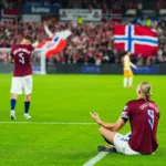 Norwegia mecz Haaland