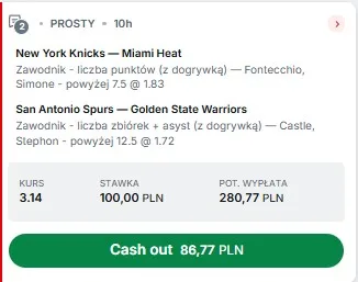 Kupon NBA w Superbet w dniu 14.11.2025