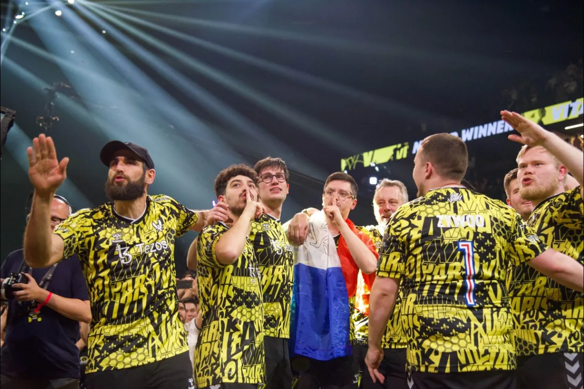 Drużyna Vitality po wygraniu turnieju