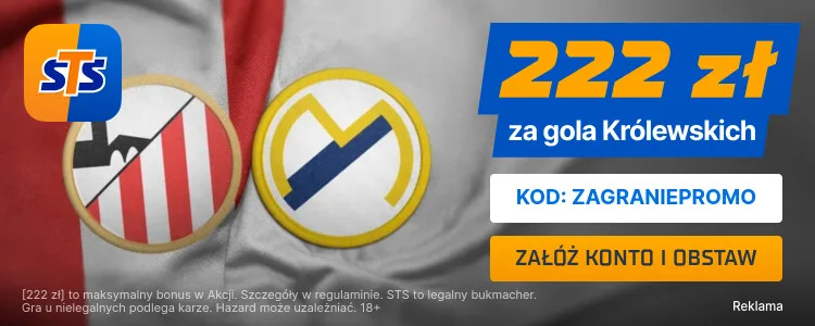 Promocja STS na mecz Athletic - Real Madryt