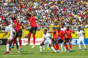 Zawodnicy podczas meczu Angoli