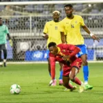 Gracze Gabonu podczas meczu