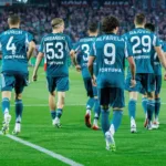 Zawodnicy legii podczas meczu z Cracovią