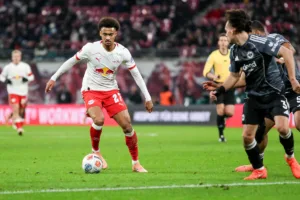 Gracze podczas meczu Bundesligi