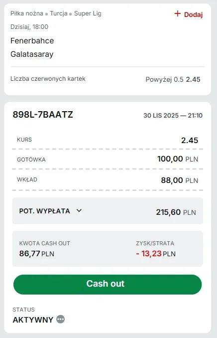 Kupon Superbet Tuecja 01.12.