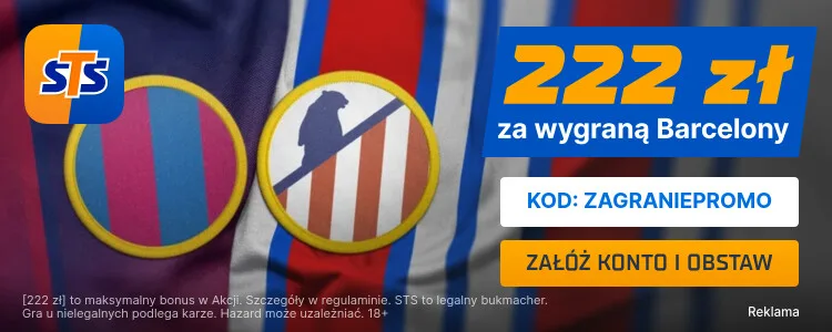 Promocja STS na mecz FC Barcelona - Atletico Madryt