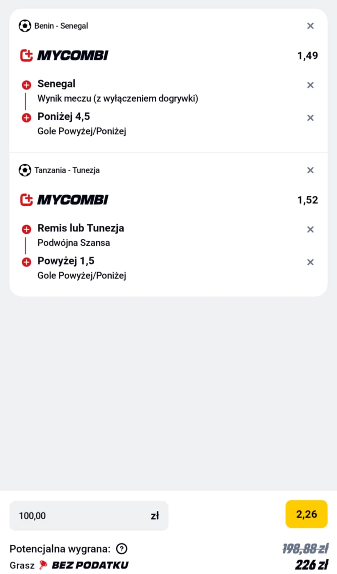 Kupon double PNA 30.12.2025