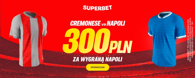 Superbet baner na wygraną Napoli