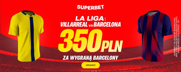 Baner Superbet na wygraną FC Barcelony
