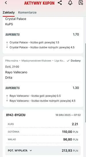 Kupon Superbet Zagranie