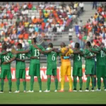 Drużyna Zambii przed meczem