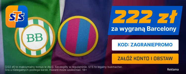 Promocja STS na mecz Betis - FC Barcelona