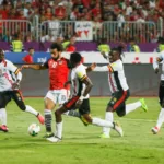 Salah podczas starcia z Uganda