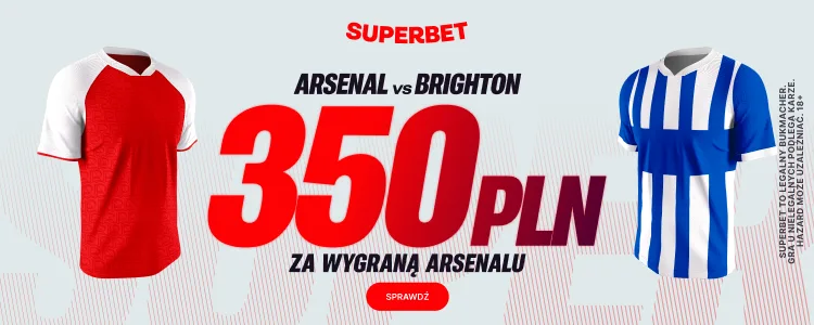 Bonus za wygraną Arsenalu Superbet