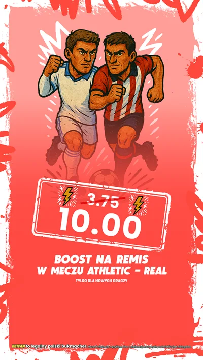 Promocja Betfan na mecz Athletic Bilbao - Real Madryt