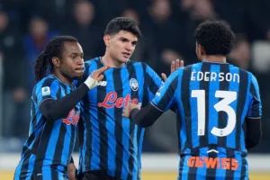 Ademola Lookman, Marten De Roon, Ederson