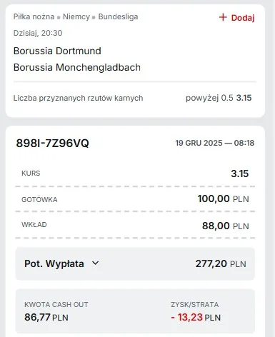 Kupon Superbet Bundesliga 19.12.