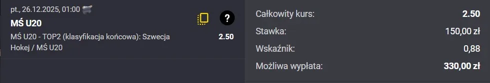 Fortuna Top 2 Szwecja