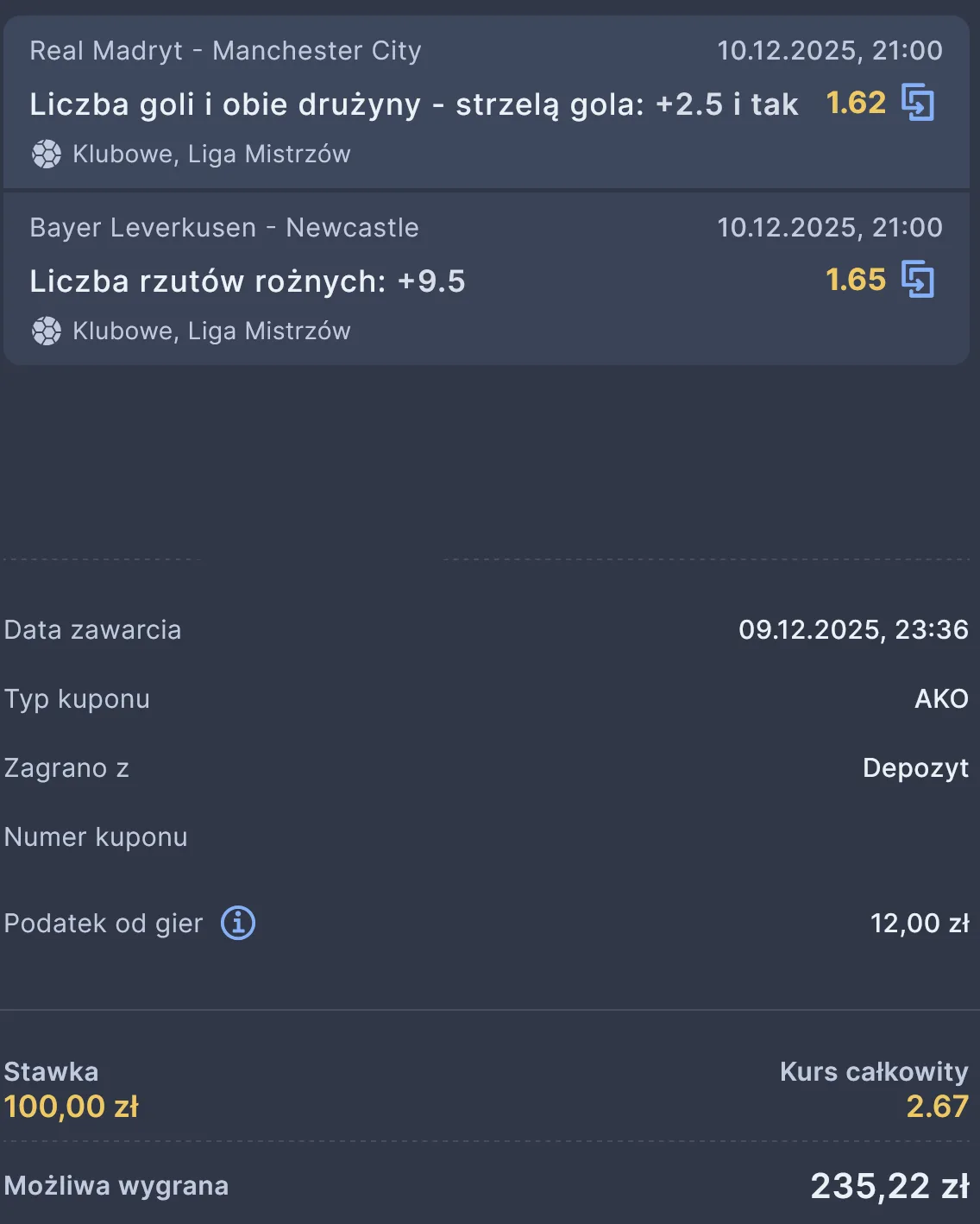 propozycja kuponu STS