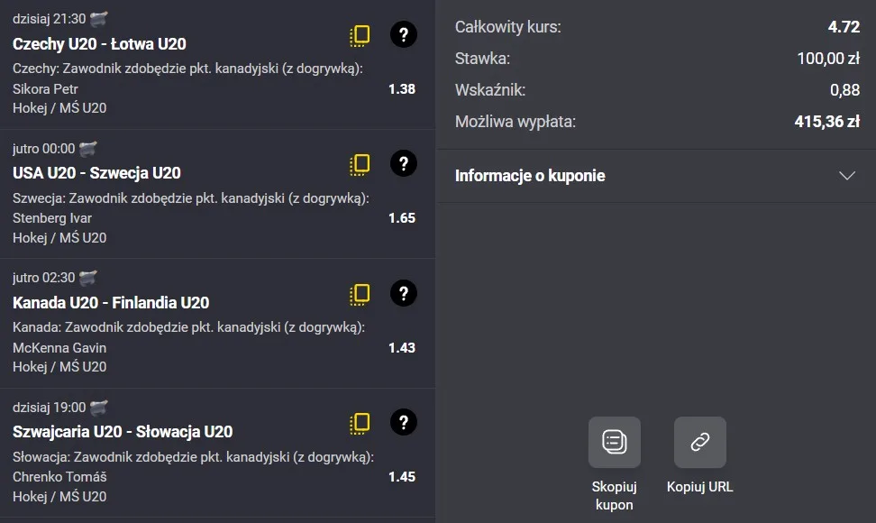 Kanadyjka Fortuna 31.12.